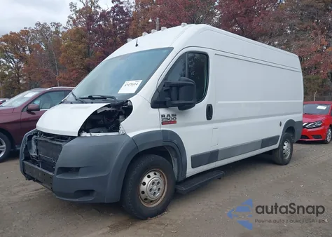 2016 Ram Promaster 2500 High Roof из США, поврежденный, VIN 3C6TRVDG1GE128084